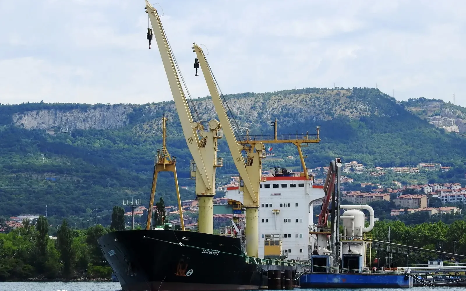 Maritime port scene from Sea Gate Crewing supplied fleet photography